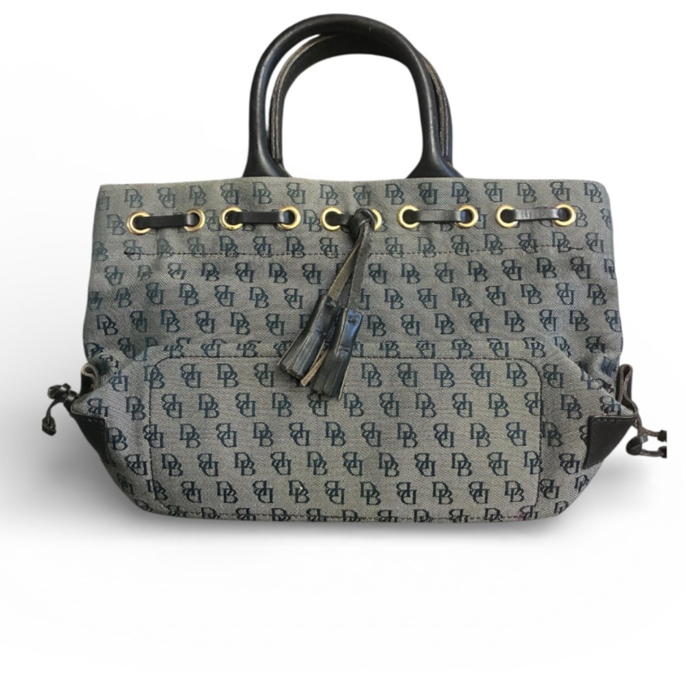 Dooney And Bourke Vintage Y2K  Wool Blend Y2K Tote Bag RN 61689